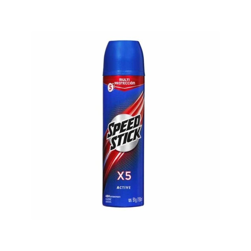 Desodorante Spray Speed Stick Hombre 24/7 X5 150ml