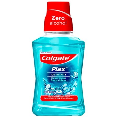 Enjuague Bucal Colgate Plax Ice Infinity Zero Alcohol 180 ml